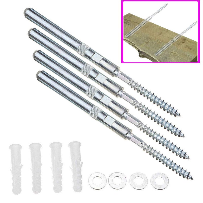 SpzcdZa 4pcs 5 inch Floating Shelf Invisible Support Bracket,Hidden Shelf Support Brackets Hardened Concealed Floating Shelf Blind Wall Shelf Floating Shelf Metal Brackets - Image 5